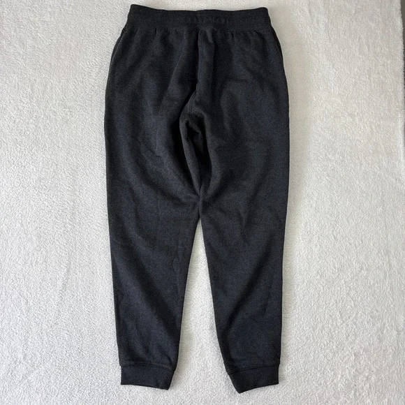 NEW UNDER ARMOUR Mens 'Hustle Fleece Joggers' Large Gray Sweatpants Knit Tapered - Picture 2 of 13